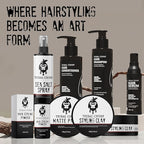 Tribal Chimp Matte Hair Styling Paste for Men – Medium to Strong Hold, Matte Finish, Easy to Apply & Wash Out – Styling Paste for All Hair Types, Texture & Volume Boost – 80g