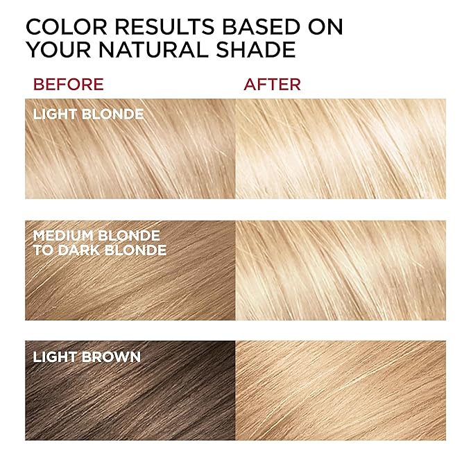 L'Oreal Paris Superior Preference Fade-Defying + Shine Permanent Hair Color, Extra Light Natural Blonde, Pack of 2, Hair Dye