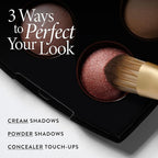 LAURA GELLER NEW YORK Dual-Ended Eyeshadow Brush - Domed Shader & Blending Brush for Baked and Pressed Eyeshadow Application - All Over Eye Makeup Brush