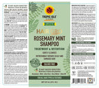 Tropic Isle Living Rosemary Mint Shampoo, 8 oz - Gently Cleanses and Nourishes Hair from Root to Tip, Free from Harmful Ingredients, Cruelty-Free, Suitable for All Hair Types
