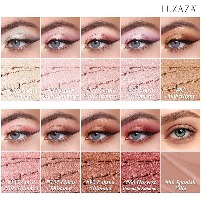 Brown Eyeshadow Stick Makeup Set 10PCS, Neutral Shimmer And Matte Cream Eye Shadow Palette, Metallic Bronze Smoky Eyeliner Brightener Crayon Pencil Kit, Ideal Gift for Women -Love's Gifts