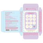 COLORGRAM Pin Point Eyeshadow Palette 03 Pink+Lavender | Ultra-Blendable Matte, Glitter, Shimmer Shades for Daily Makeup | K-Beauty Eye Palette with Easy-to-Use Calculator Design