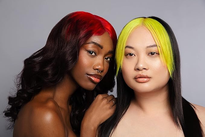 Good Dye Young Streaks and Strands Semi Permanent Hair Color (Glow On Yellow) - UV Protective Temporary Hair Color, 15-24+ Washes - Conditioning Yellow Hair Tint, PPD Cruelty-Free & Vegan