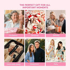 6 in 1 Air Styler Magic Hair Dryer Brush, Negative Ionic Blow Dryer Brush & 3 Heat Settings, Detachable Auto Curling & Straightening Volumizing, Frizz-Free Styling, Salon to Home Use (A-Black)