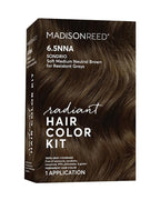 Madison Reed Radiant Hair Color Kit - 6.5NNA Medium Neutral Brown (Sondrio), 100% Gray Hair Coverage Permanent Hair Dye for Resistant Grays | PPD-Free & Ammonia-Free, 1 Pack