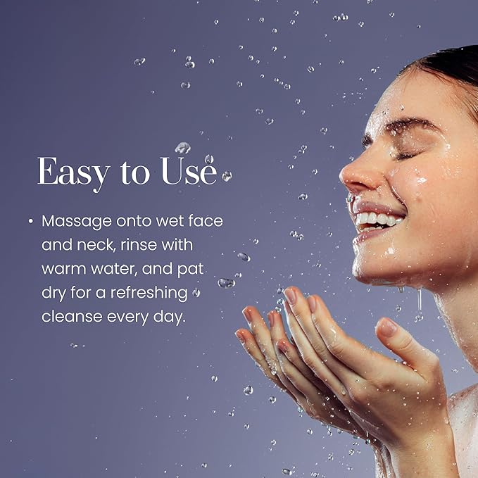 Hylunia Facial Cleansing Gel, Hydrating Cleanser & Makeup Remover w/Hyaluronic Acid, Organic Lavender & Plant Extracts. Deep Cleans, Balances Skin, Soothes Acne-Prone Skin. Sulfate Free. 5.1 fl. oz.