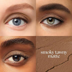 Julep Eyeshadow 101 Cream-to-Powder Waterproof Shadow Stick – Smoky Tawny Matte – Long-Lasting, Crease-Proof, Muted Brown Matte Eyeshadow with Built-in Smudger