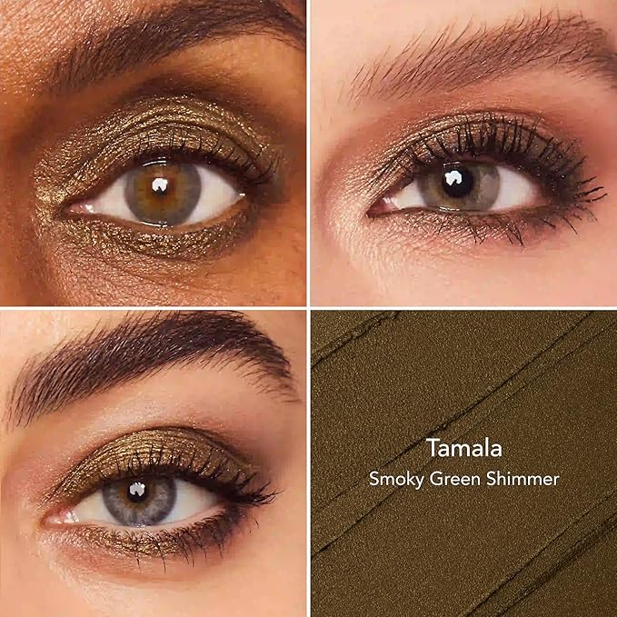 Thrive Causemetics Brilliant Eye Brightener Eyeshadow Stick Bundle for Hazel Eyes, 3 Shades, Waterproof & Crease Proof Cream to Powder Long Lasting Formula, 3 Shadow Sticks & Confetti Makeup Bag