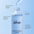 UKLASH Enhancing Hair Serum for Men and Women - Promotes Thickness in Thinning Hair, Clinically Tested, Lightweight and Fast-Absorbing - 1.7 oz