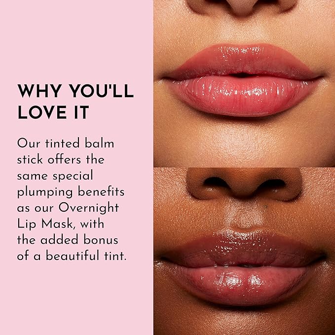 LAWLESS Women's Forget the Filler Lip Plumping Line Smoothing Tinted Balm, Cherry Vanilla, Red, 0.09 Ounce