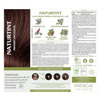 Naturtint 4NC Deep Cappuccino Permanent Hair Color (Pack of 1), Ammonia Free, Vegan, Cruelty Free, up to 100% Gray Coverage, Long Lasting Results (Packaging may vary)