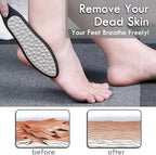 3 in 1 Large Size Durable Foot File Callus Remover (1 Pc) with Double Sided Stainless Heel Scraper for Cracked Heels, Pedicure Tools for Feet Ped Egg for Feet with Coarse and Fine Sides.