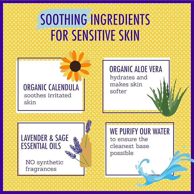 California Baby Calendula Baby Shampoo + Baby Wash | 100% Plant-Based | Soothing Lavender Body Wash | Sensitive Skin | Hypoallergenic | 19 oz (2-Pack)