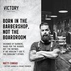 Victory Barber & Brand Pomade for Men, 3.1 Ounce, Water Based Pomade for Men, High Shine Hair Wax for Men, Strong Hold Pomade, Made in USA