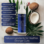 Hair Play Set #1 Hair Foam Mousse - Light Hold Styling Foam for Frizz Control - Volume Mousse for Fine Hair & Natural Straight Hair- Lightweight & Non-Greasy - Travel Size Hair Mousse - 8 Fl Oz