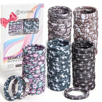 Bessrung 50 Pack Seamless Elastic Hair Ties for Women Girls, No Damage Ponytail Holders for Thin Thick Hair, Snag-Free Hair Bands for Women's Hair, Hair Accessories Christmas Gift(Chocolate brown)