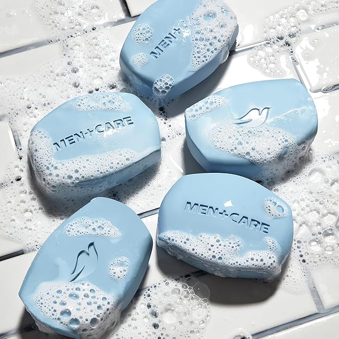 DOVE MEN + CARE Body and Face Bar To Clean and Hydrate Skin Body and Facial Cleanser More Moisturizing Than Bar Soap 3.75 oz 8 Bars