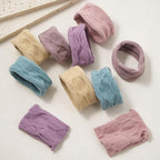 10 Pcs No Damage Hair Ties Thick Hair Elastic Rubber Bands Hair Accessories Scrunchies Seamless for Women