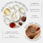 Tinted Beef Tallow Sun Balm - Reef Safe Mineral Formula with Non-Nano Zinc Oxide. Non-Toxic, Fragrance-Free, Organic Tallow Sunblock for Face & Body, Non-Greasy & Chemical-Free