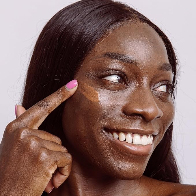 Naked Sundays BeautyScreen™ SPF 50 Peptide Foundation Tint – Tinted Sunscreen & Skincare Makeup with Zinc Oxide, Niacinamide – Lightweight Natural Coverage, 9.6. Rich Neutral, 1.01 oz