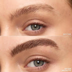 L'Oreal Paris Faux Brow, Hair-Like, Filling Eyebrow Pen with Double-Brush Tip, Fast & Precise Eyebrow Makeup, Brunette, 0.03 Fl Oz