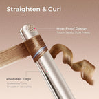 TYMO Flat Iron Hair Straightener - Titanium Hair Straighteners for Women, 1 Inch Professional Travel Flat Iron, Portable Straightener and Curlers with 10s Heat Up, 32 Temp, Dual Voltage & LED Display