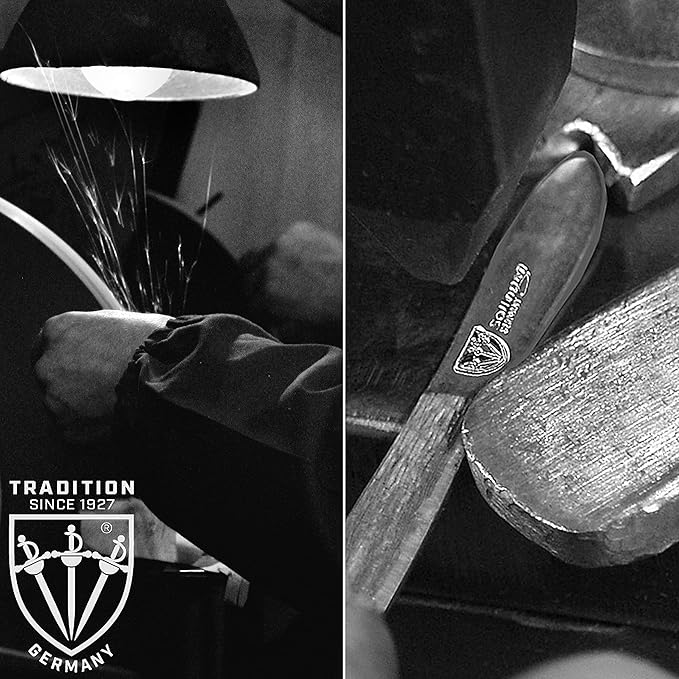 3 Swords Germany - Brand Quality Cuticle Knife Trimmer Remover Cutter (2 pcs.) Manicure Pedicure Grooming for Professional Finger & Toe Nail Care by 3 Swords, Made in Solingen Germany