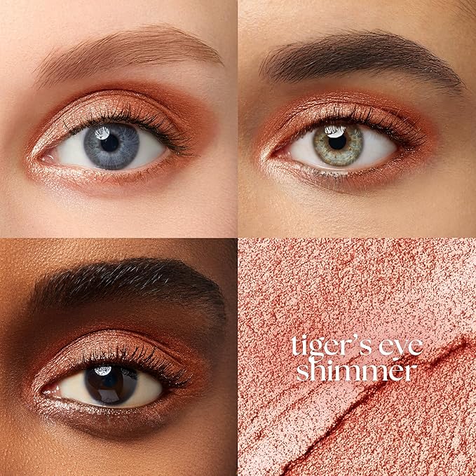 Julep Eyeshadow 101 Cream-to-Powder Waterproof Shadow Stick – Tiger's Eye Shimmer – Long-Lasting, Crease-Proof, Golden Orange Shimmer Cream Eyeshadow with Built-in Smudger