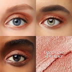 Julep Eyeshadow 101 Cream-to-Powder Waterproof Shadow Stick – Tiger's Eye Shimmer – Long-Lasting, Crease-Proof, Golden Orange Shimmer Cream Eyeshadow with Built-in Smudger