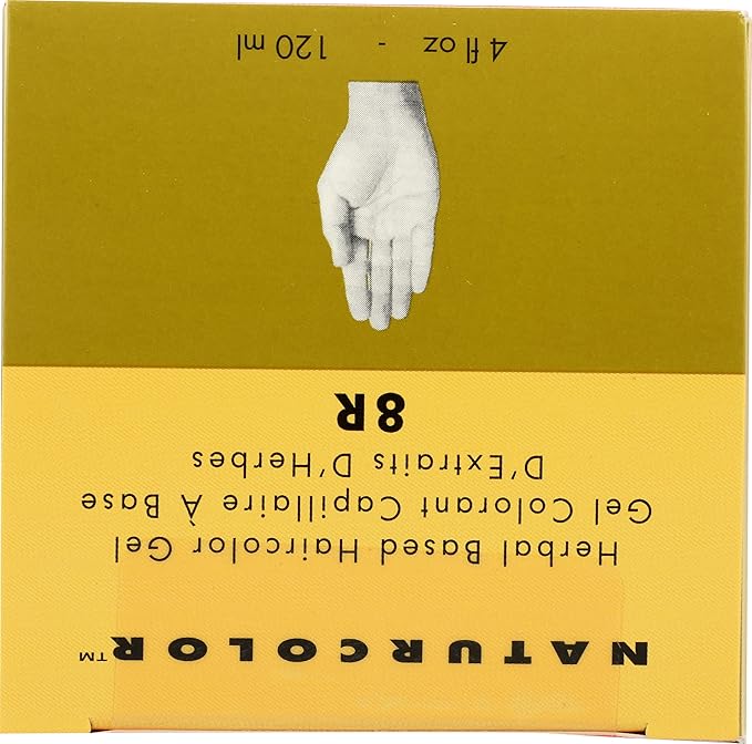 naturcolor Haircolor Hair Dye - Light Turmeric Blonde, 4 Ounce (8R)