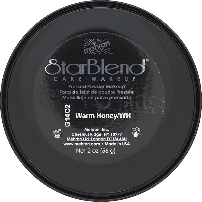 Mehron Makeup StarBlend Cake (2 oz) (Warm Honey)