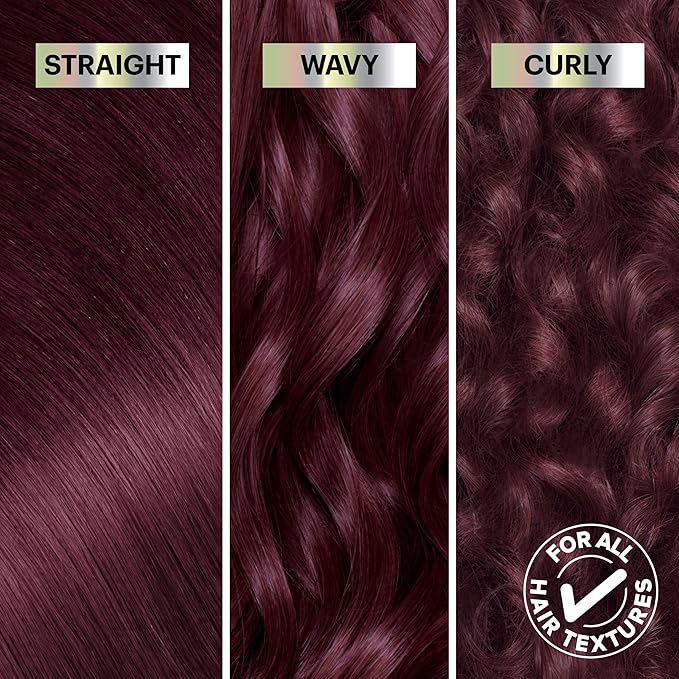 Garnier Hair Color Nutrisse Ultra Color Nourishing Creme, BR3 Intense Burgundy (Lotus Berry) Red Permanent Hair Dye, 1 Count (Packaging May Vary)