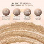 (8 Ounce) (Deep Tan) Foundation Powder Refill By Sweet Face Minerals, Lightweight Mineral Loose Makeup Powder with SPF 20, Full Coverage Flawless Finish, Talc-free, Cruelty-Free, Refillable Pouch