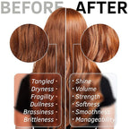 Hard Water Shampoo & Conditioner Set | Hydrating Hair Treatment for Shine & Manageability | Clarifying Wash with Bentonite Clay, Volcanic Ash, Lactic Acid | Metal Detox Shampoo with Collagen 32 FL oz