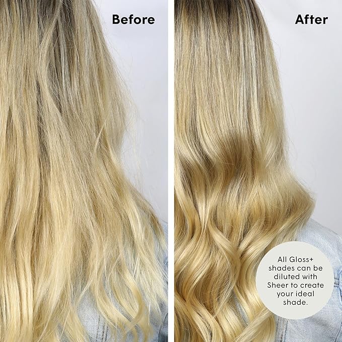 dpHUE Gloss+, Sheer - 6.5 oz (8-12 Applications) - Unpigmented Deep Conditioner & Shade Diluter - Paraben, SLS & SLES Sulfate Free - Vegan, Leaping Bunny Certified