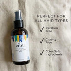 CIBU Nourishing Argan Oil Hair Serum | Anti-Frizz, Heat Protectant & Anti-Breakage Formula | Lightweight Hair Treatment | 4 Ounces