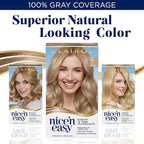 Clairol Nice'n Easy Permanent Hair Dye, 8C Medium Cool Blonde Hair Color, Pack of 1