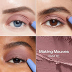 ALLEYOOP 11th Hour Waterproof Cream Eyeshadow Stick – Long-Lasting Eye Shadow Pencil & Eyeliner, Cream to Powder Stick & Highlighter – Smudge-Proof Eyeshadow Matte, Making Mauve Matte