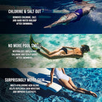 SOOO Swim Shampoo & Body Wash Set 16.9oz | 2-in-1 Chlorine Removal After-Swim Care for Swimmers | Hydrating & Moisturizing | Sulfate-Free, Paraben-Free, Silicone-Free | Korean Premium Swim Care