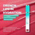 VANERIA Glitter Lip Gloss Shimmer,Matte Liquid Lipstick Rapid Drying,Long Lasting Highly Pigmented Color,Waterproof,Lipgloss Glitter Non-Sticky.cherry(4ml/0.14oz)