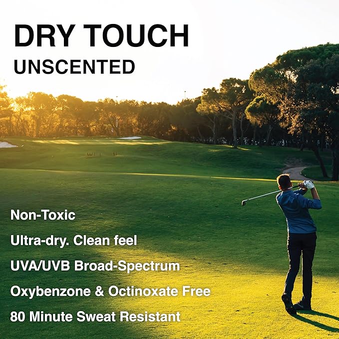 Surface Mineral Face Sunscreen Stick, Dry Touch SPF 50, Broad Spectrum UVA UVB Sun Protection for Kids and Adults, Travel Friendly, Water Resistant for 80 Minutes, Fragrance Free, 0.5oz