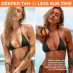 BYROKKO Shine Brown Tan Accelerator Cream 7.1 Fl Oz, Outdoor Sun or Indoor Tanning Oil or Tanning Bed Lotion, Fast Bronzer with Premium Natural Ingredients for Deep, Long-Lasting Glow