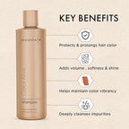 MOEHAIR Color Alive Shampoo | Moisturizing & Hydrating | Shampoo for Color-Treated Hair | Paraben & Sulfate-Free | Rich in Safflower Oil & Castor Oil | Controls Frizz (12 Fl. Oz)