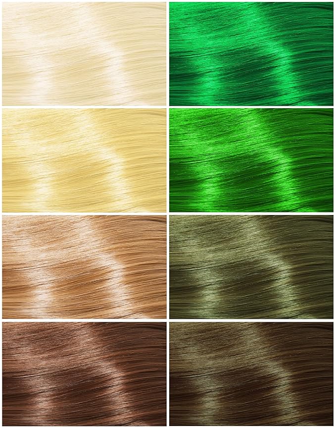 Good Dye Young Streaks and Strands Semi-Permanent Hair Color (Kowabunga) - UV Protective, Conditioning, PPD-Free, Cruelty-Free & Vegan Green Hair Dye, Lasts 15-24+ Washes