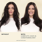 JVN Complete Leave-In Conditioning Mist, 2 Fl Oz, Travel Size, Frizz Fighting Moisture Multiplier, Detangler, UV and Heat Protection Spray, Hair Care for Women and Men, Silicone Free