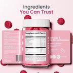 Trybello Hair Growth & Anti-Stress Gummies for Women | Powered by AnaGain — Plant-Based Biotin | Sugar-Free, Vegan Hair Supplements | Gluten-Free Gummy Vitamins for Thicker Healthier Hair | 60 Gummies