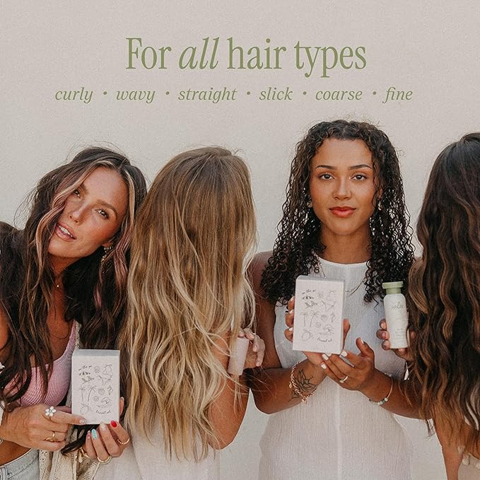 Salée Hair Styling Cream For Women & Kids | Anti-Frizz Leave-In Smoothing Cream for All Hair Types | Flexible Hold & Shine | Defines Curls, Tames Flyaways | 6 oz.