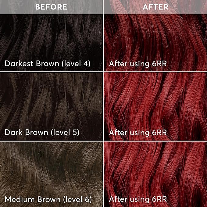 Madison Reed Radiant Hair Color Kit - 6RR Medium Vibrant Cayenne Red (Savona Scarlet) Vivid Color Permanent Hair Dye, PPD-Free & Ammonia-Free, 2 Pack