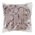 MEEDEE 100 Pack Taupe Hair Ties For Women No Crease Soft Elastic Ribbon No Damage Taupe Hair Ties Knotted Ouchless Hair Ribbon Yoga Hair Ribbons Elastic Bracelets