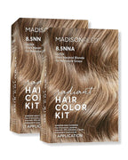 Madison Reed Radiant Hair Color Kit - 8.5NNA Dark Neutral Blonde (Lusia Blonde), 100% Gray Hair Coverage Permanent Hair Dye for Resistant Grays | PPD-Free & Ammonia-Free, 2 Pack